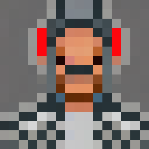 create a tiny eskimo person character that is holding different hunting weapons like a spear