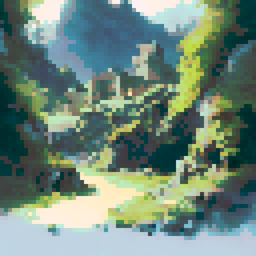 Majestic castle perched atop a rocky cliff overlooking a vast, rolling green landscape, with a portrait-like composition that captures the grandeur and awe-inspiring presence of the fortress.