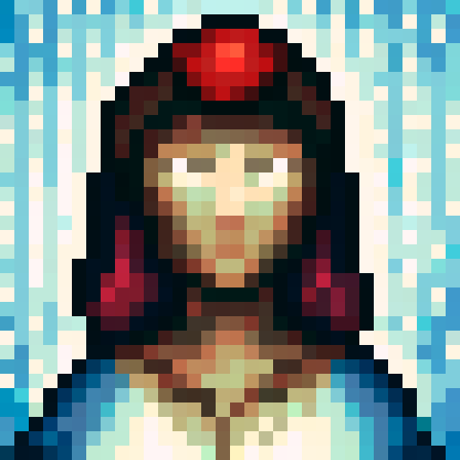 Una mujer está parada frente a un espejo. Se mira a sí mismo y sonríe.