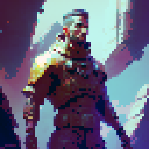 Muscular figure lifting weights