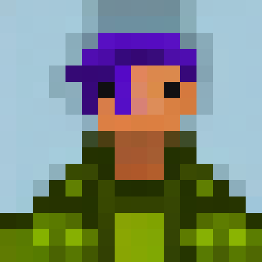 Magical wand in minecraft style