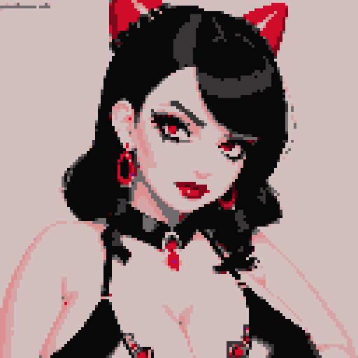 busty goth, nude curvy goth, cute goth woman, with black hair, and red lipstick, nude breast, beauty photo, glamour shot, avatar portrait