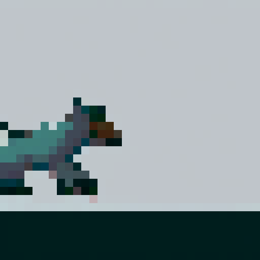 Please provide me an animation sheet for a wolf enemy.

The animation sheet should contain ten frames of the wolf performing a lunging bite attack.