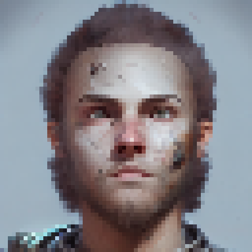 Steam ranger with glowing sword, mechanical arm, in post-apocalyptic wasteland with rusted ruins and towering smokestacks, in the style of a fantasy RPG.