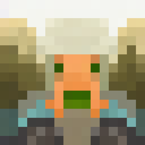 tiny green goblin, long pointy ears, brown cloak, game icon, 16x16, pixel art, close up, portrait