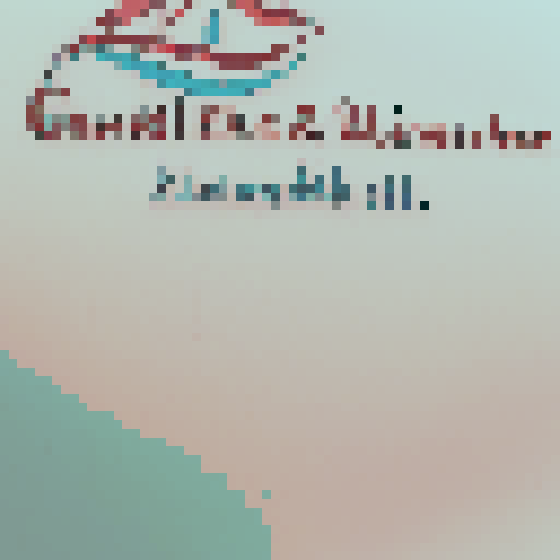 Create a clear and bright logo from the uploaded sketch with the same colors.