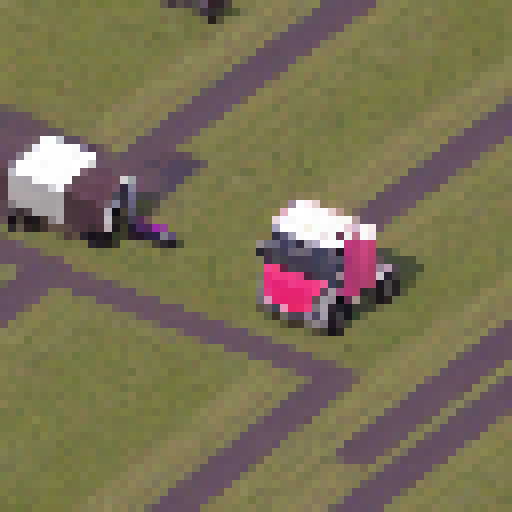 Anaetrobic Digesters with trucks coming in and RNG faciltiy