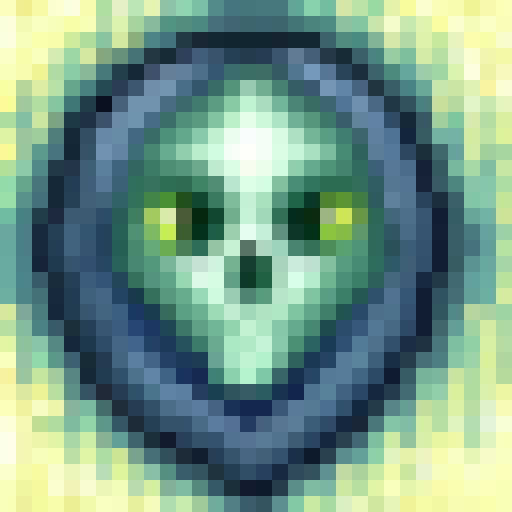 Pastel ghost, skeleton, underwater