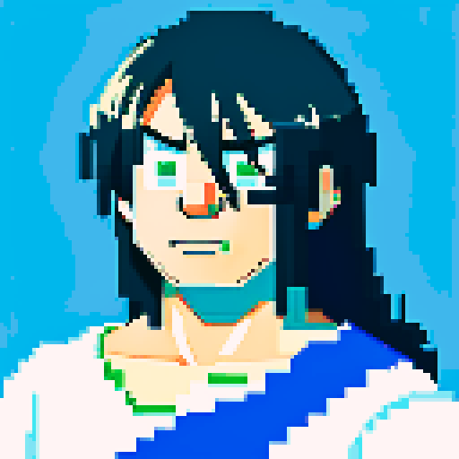 give him a sad face and closed mouth