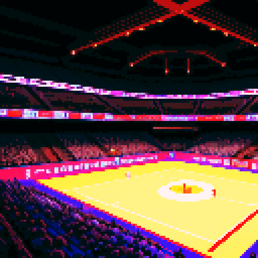 give me a background of a tournament, center of arena