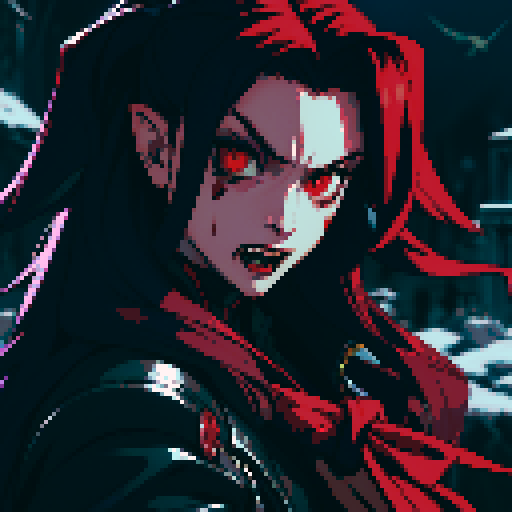 blood splatter, vampire attack, dynamic, vampire claws, vampire fangs, blood