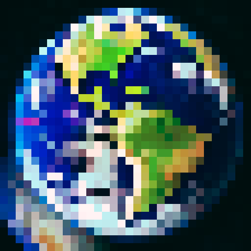 Space picture of the earth 
