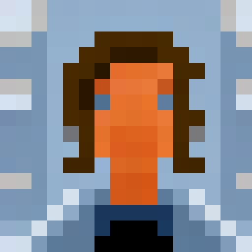 VHS tape in 16x16 pixelated style.