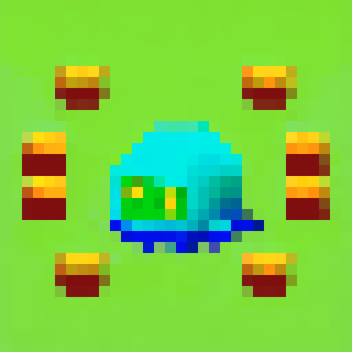 A tile for a slime biome