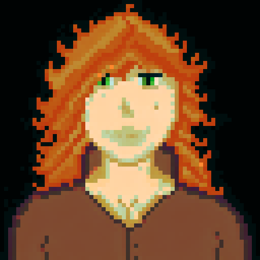 Please clean up the refrence image by adding more detail. Please ensure the image is not blurry, but clean 2-D pixel art style