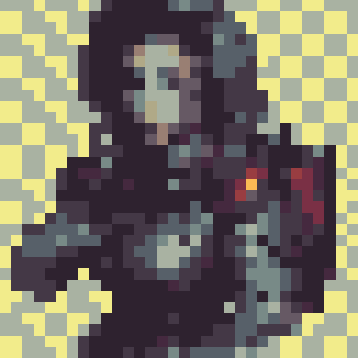 knight in armor, sword and shield, oblique side view, golden "V" embossed shield, brown hair, no helmet, fantasy RPG, game icon, character sprite