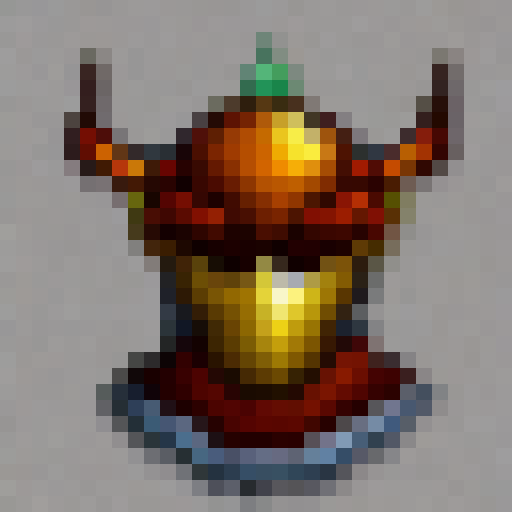 paladin helmet with horns