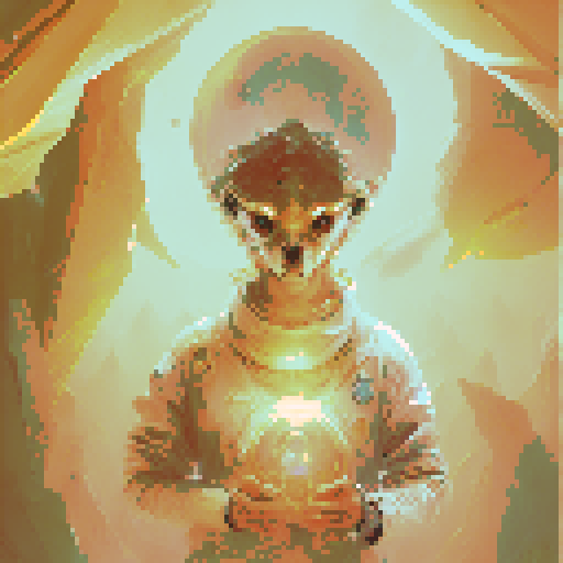 A tarot card with the image of two hands holding a starfish.