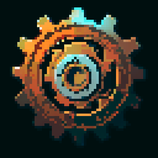 simple, old rusty gear