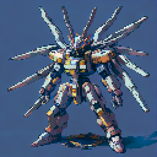 Police, gundam, mecha