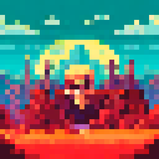 Symmetrical skull, only four colors, evil vibe