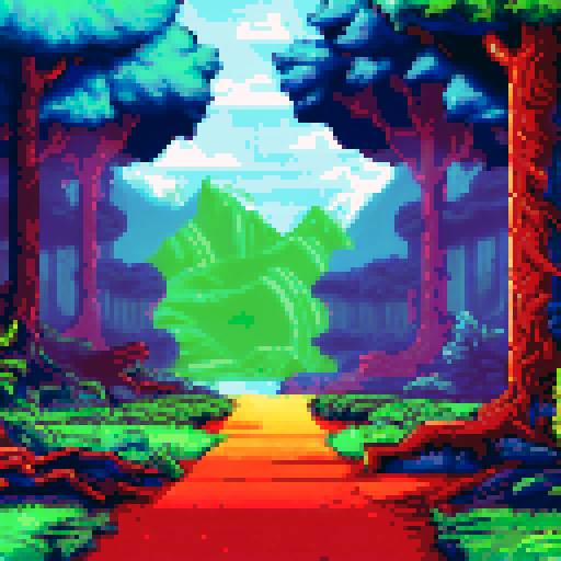 person walking out of evil forest with dead trees