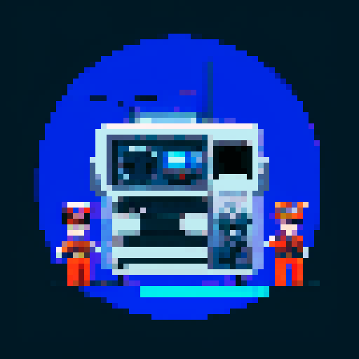 The urban police using 1980s radio for casting industrial magic and sorcery, dressed like 1920 futuristic fascist