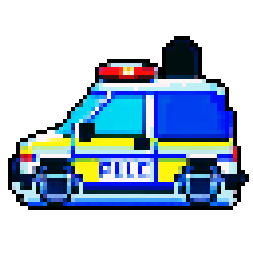 policecar from the side