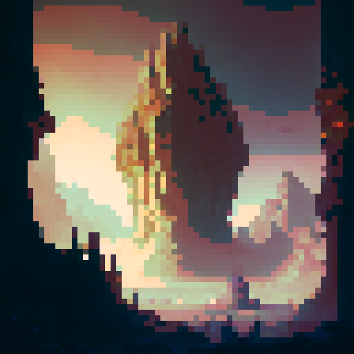 top view, majestic castle wall with intricate stone carvings and towering battlements, surrounded by a sprawling tilemap depicting a mesmerizing fantasy RPG world