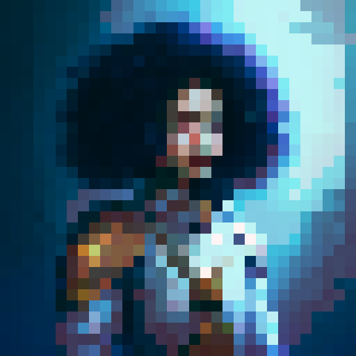A portrait of a knight as a 32x32 pixel game icon, rendered with skillful pixel art in sRGB colors, captured in a close-up portrait

