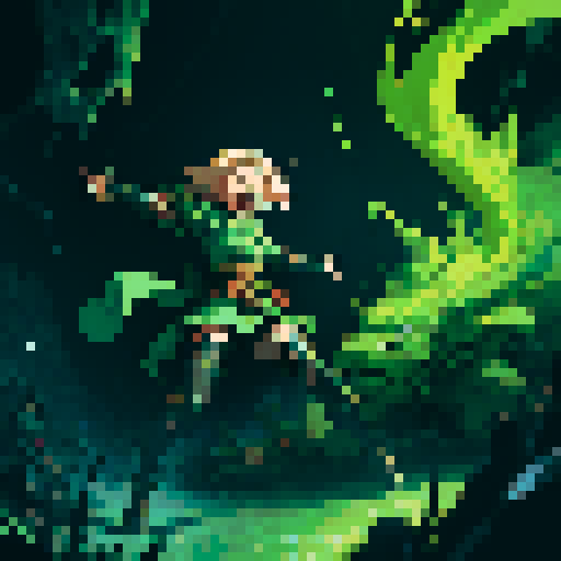 full-body image, hero sinking into ooze, metal armor, hero waist deep in slime, reaching up, screaming