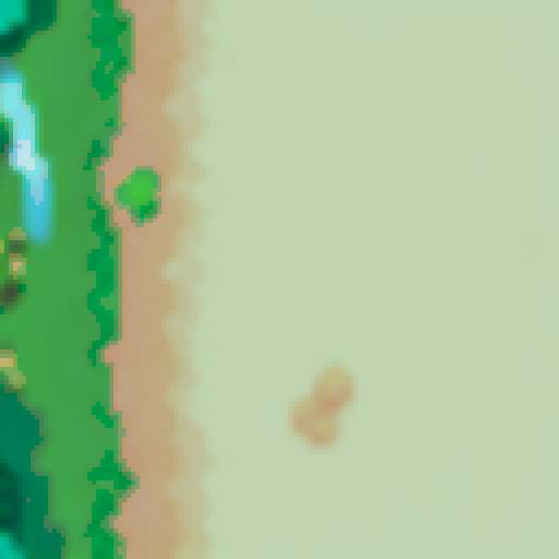 Create a pixel image to play with the playing fields of various biomes.Description of the game: The game is made in the style of a board game with unique rules. The drawing should go vertically.There should be a path vertically in the middle of the field. The field size is 116x46 pixels, they must be three-dimensional. field name: Forest Biome.