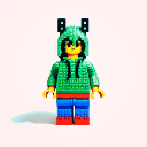 hoody pixel lego