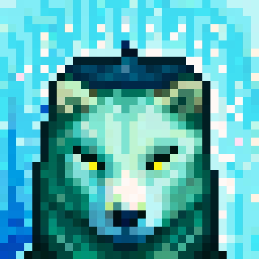 wolf avatar, portrait, glowing eyes, sexy