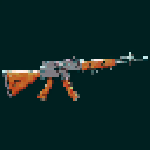 highly detailed ak47 rifle 