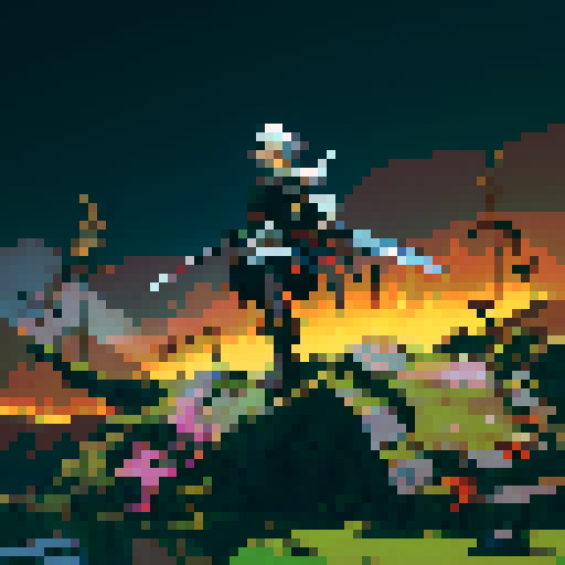 Put some more weapons together : one katana , one large shield , two daggers 