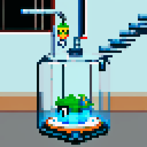 Liquid tank for a sales presentation