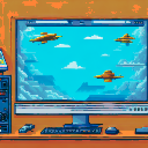 Spaceship command deck with computers and monitors