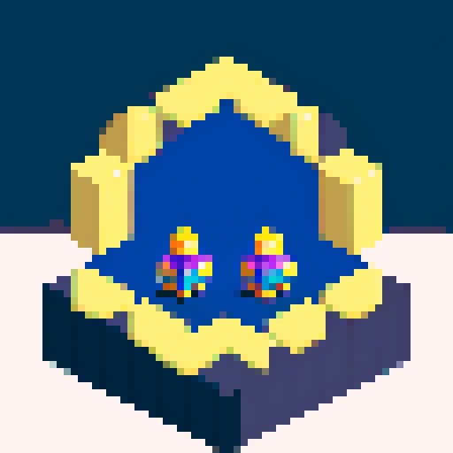 Create an 8-bit pixel art title screen, NES style. Text reads '8BIT_HISTORY' centered top, hourglass icon below. Dark blue background, white text, golden accents. Clean like Final Fantasy title.