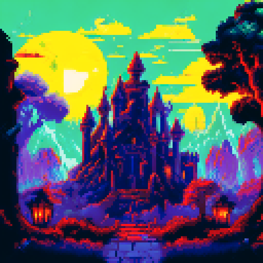 a series of spooky backgrounds featuring graveyard, mist, lantern, trees, moon, clouds