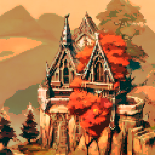 young boy with messy brown hair, wearing a blue hoodie and jeans, holding a gleaming silver keyblade adorned with intricate carvings, sits on a moss-covered rock in front of a majestic, towering magic castle with vibrant turrets and stained glass windows, bathed in the golden glow of a setting sun