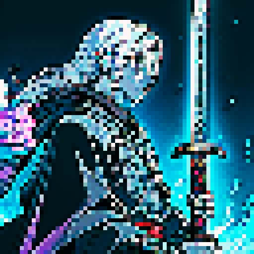 Man: Dressed in full armor and a helmet, exuding a domineering aura
Note: Kosen will use soul fire, specifically manifested as blue flames
Blasphemy Sword: A large sword made of gray black metal. The sword body flowed with disgusting viscous liquid and flickered with a faint soul fire.
2: Add a cloak to the back
3: A soul fire flickered in the armor and dissipated slightly outward, and the other half of the wings were replenished with soul fire.