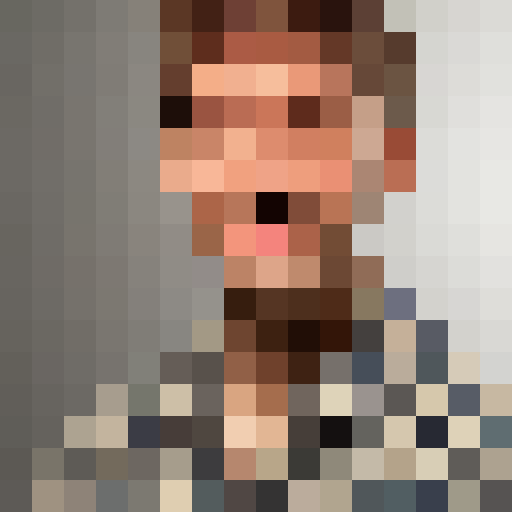 Reference image, rendered pixel art style