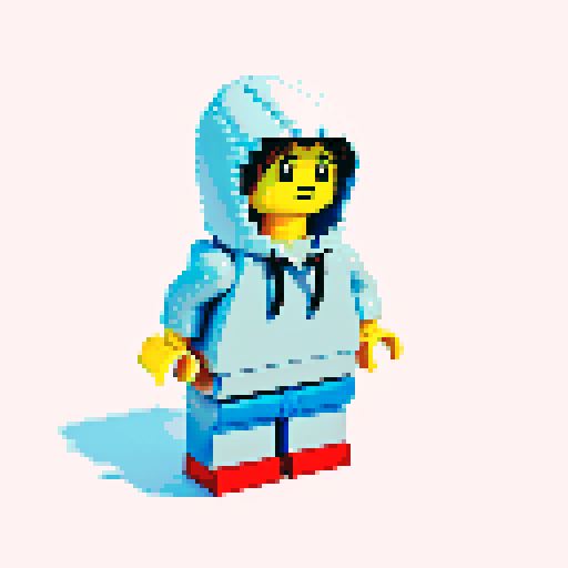 hoody pixel lego