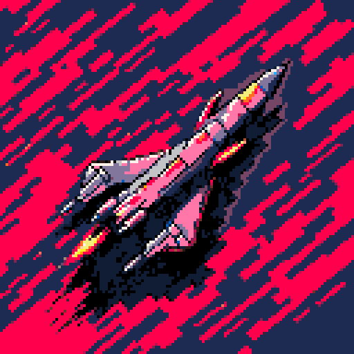 missile wreckage, jagged metal, vibrant colors, sRGB