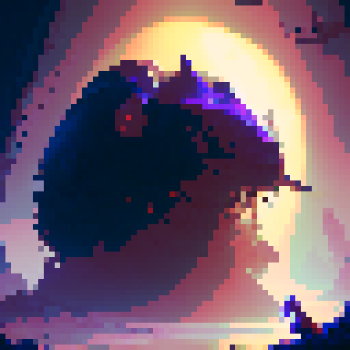 2D platformer level with 8 by 8 pixel tiles, grim vampire hunter themed.