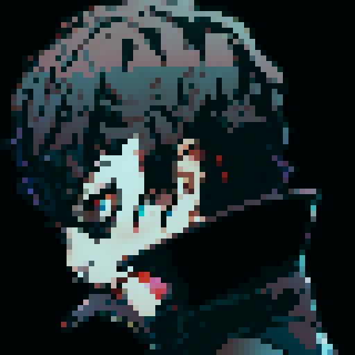 Joker persona 5 head portrait