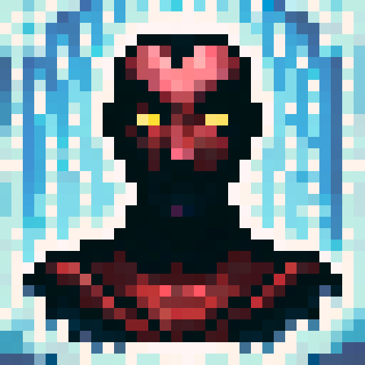 horns, game icon, 32x32 pixel art, sRGB, skill art, close up, portrait