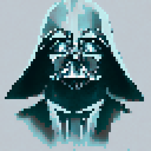 Darth Vader in a dark and obscure way in the dark ((extremely detailed and love deformations)) on the death star ((me extremely quality)) in 4k/8k detailed lighting and cinematic aspects