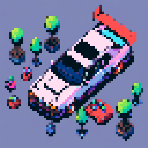 birds eye view of a cool tuner car